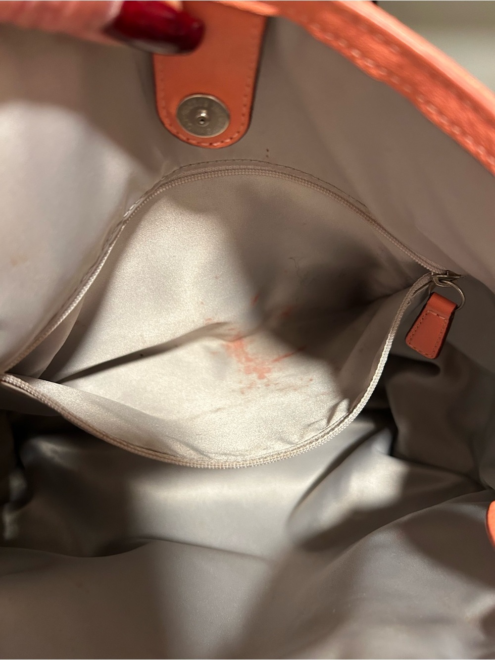 Coach Coral Pebbled Leather Shoulder Bag - Picture 4 of 6